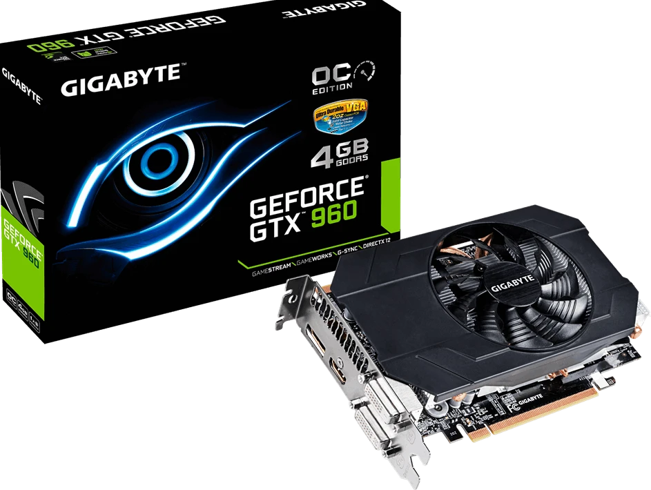 Gigabyte GTX 960 4Gb (GV-N960G1 GAMING-4GD) Відеокарти image 1