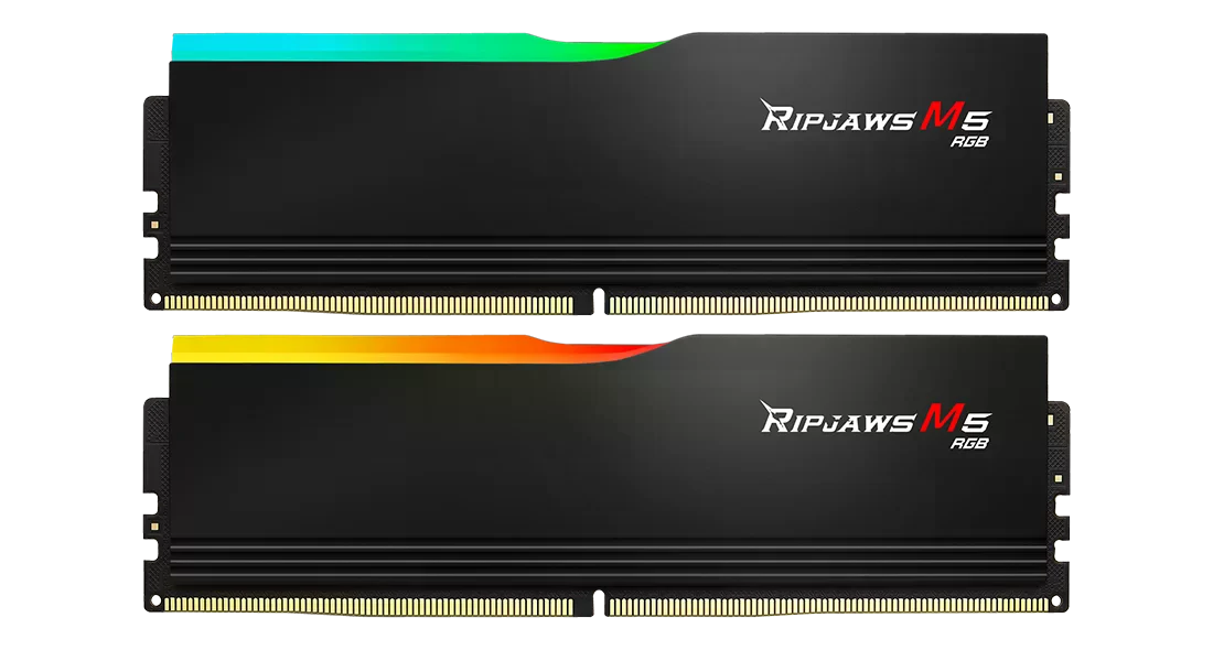 DDR5 64GB (2x32) 6400MHz G.Skill Ripjaws M5 RGB Black (F5-6400J3239G32GX2-RM5RK) Оперативна пам'ять image 1