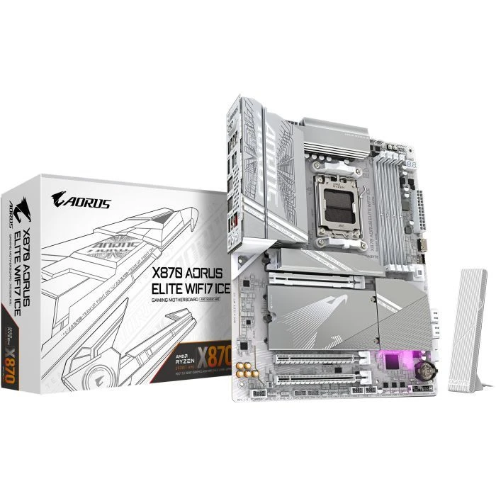 Gigabyte X870 AORUS ELITE WIFI7 ICE Материнські плати image 1