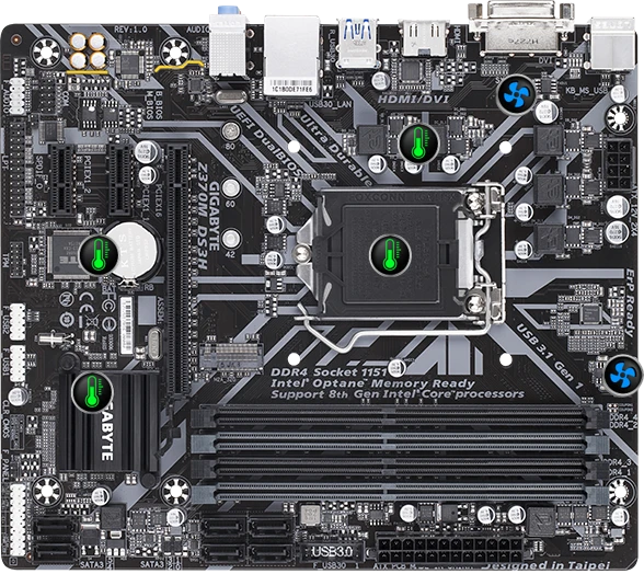 GIGABYTE Z370M DS3H Материнські плати image 4