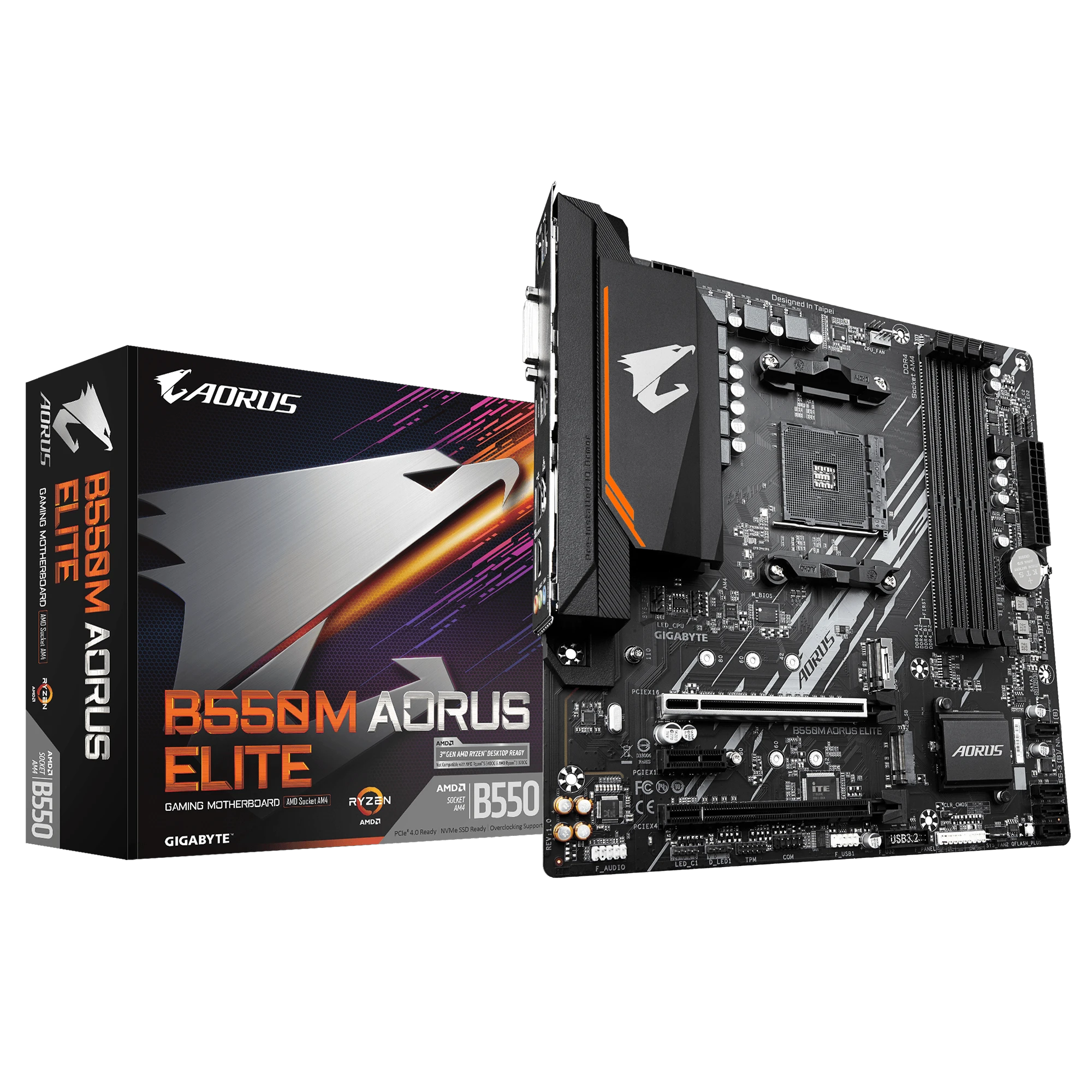GIGABYTE B550M AORUS ELITE Материнські плати image 1
