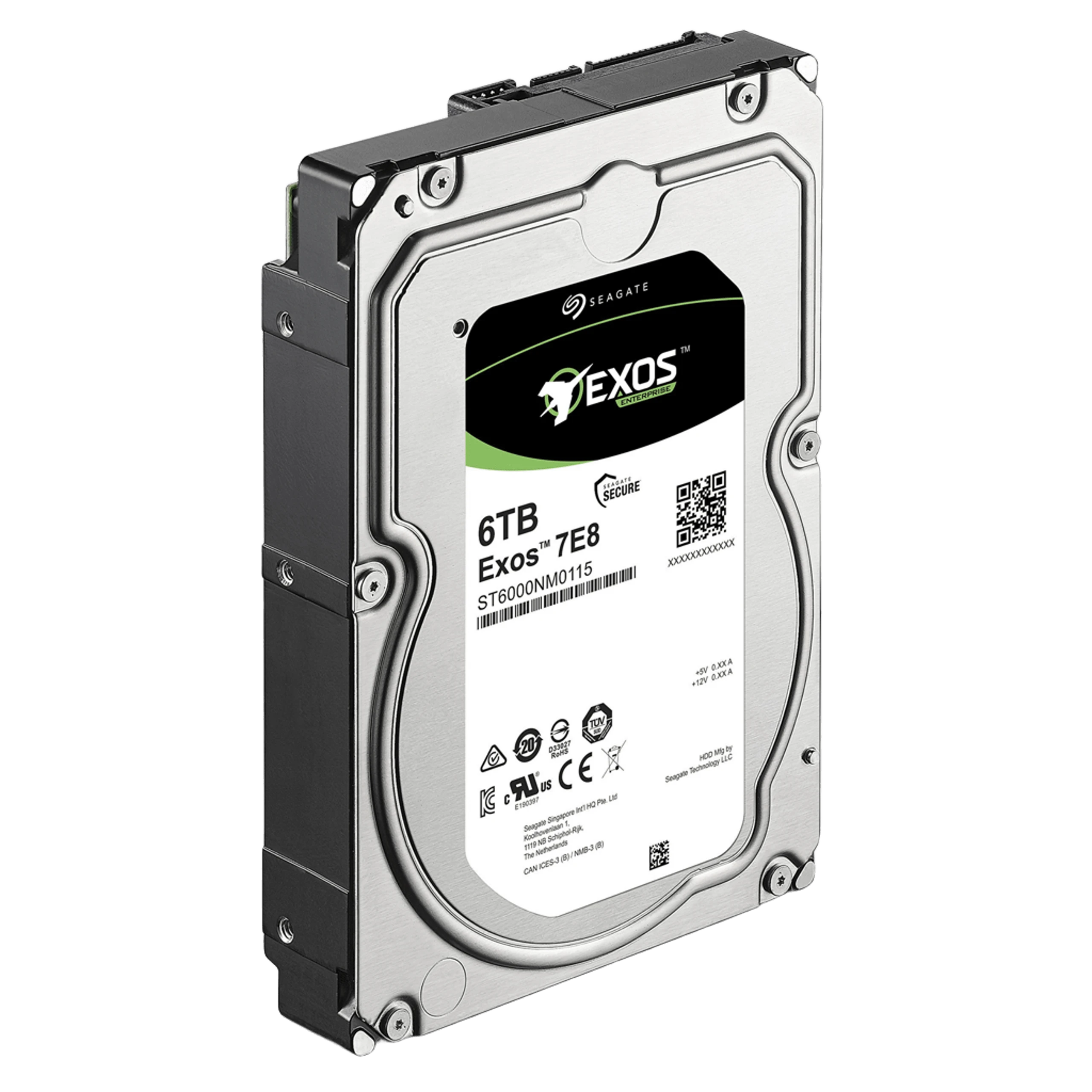 HDD 3.5 6Tb Seagate Exos 7E8 (ST6000NM0065) Накопичувачі image 1