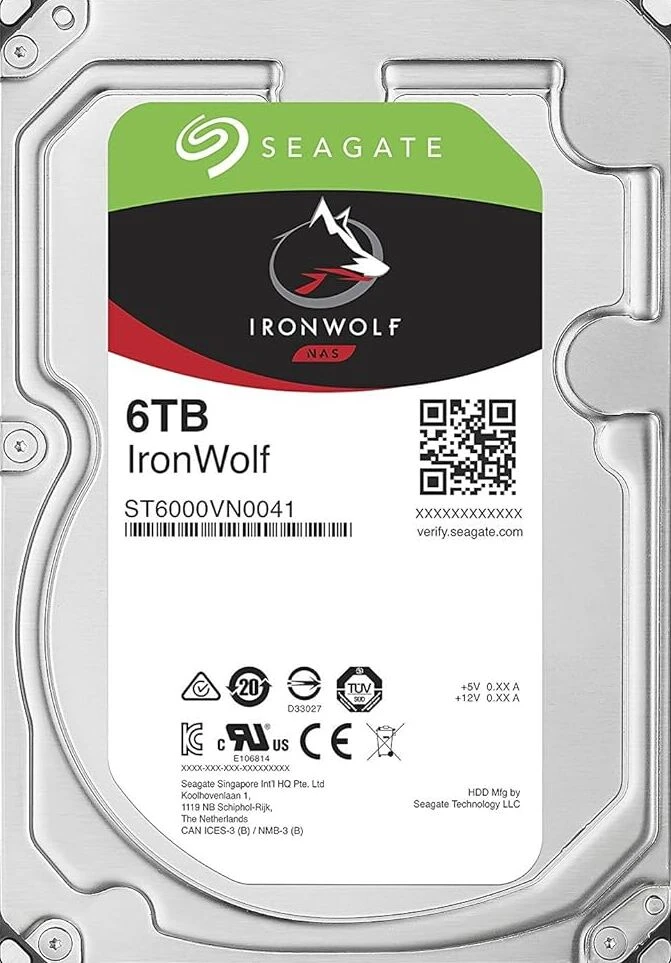 HDD 3.5 6Tb Seagate IronWolf (ST6000VN0041) Накопичувачі image 1