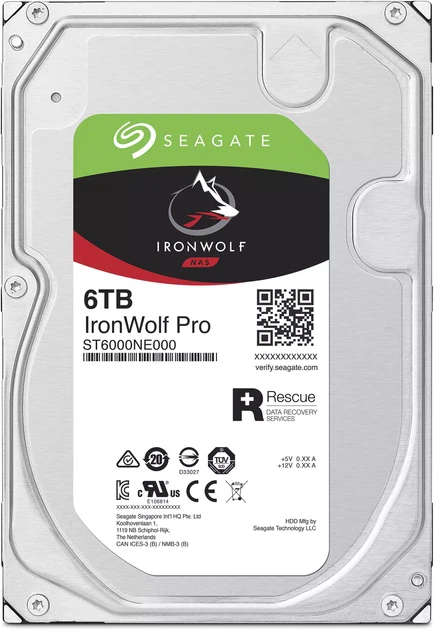 HDD 3.5 6Tb Seagate IronWolf Pro (ST6000NE000) Накопичувачі image 1