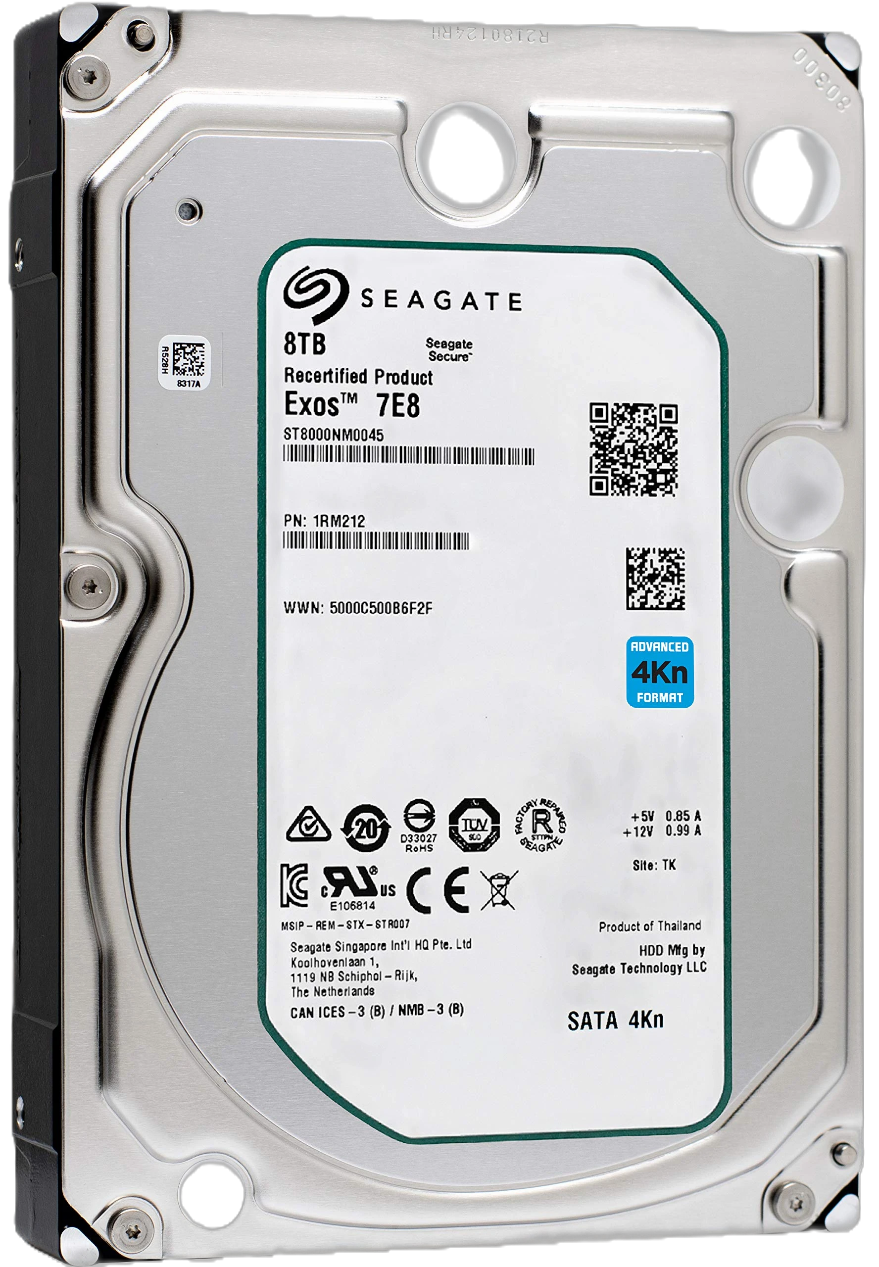 HDD 3.5 8Tb Seagate Exos 7E8 (ST8000NM0045) Накопичувачі image 1