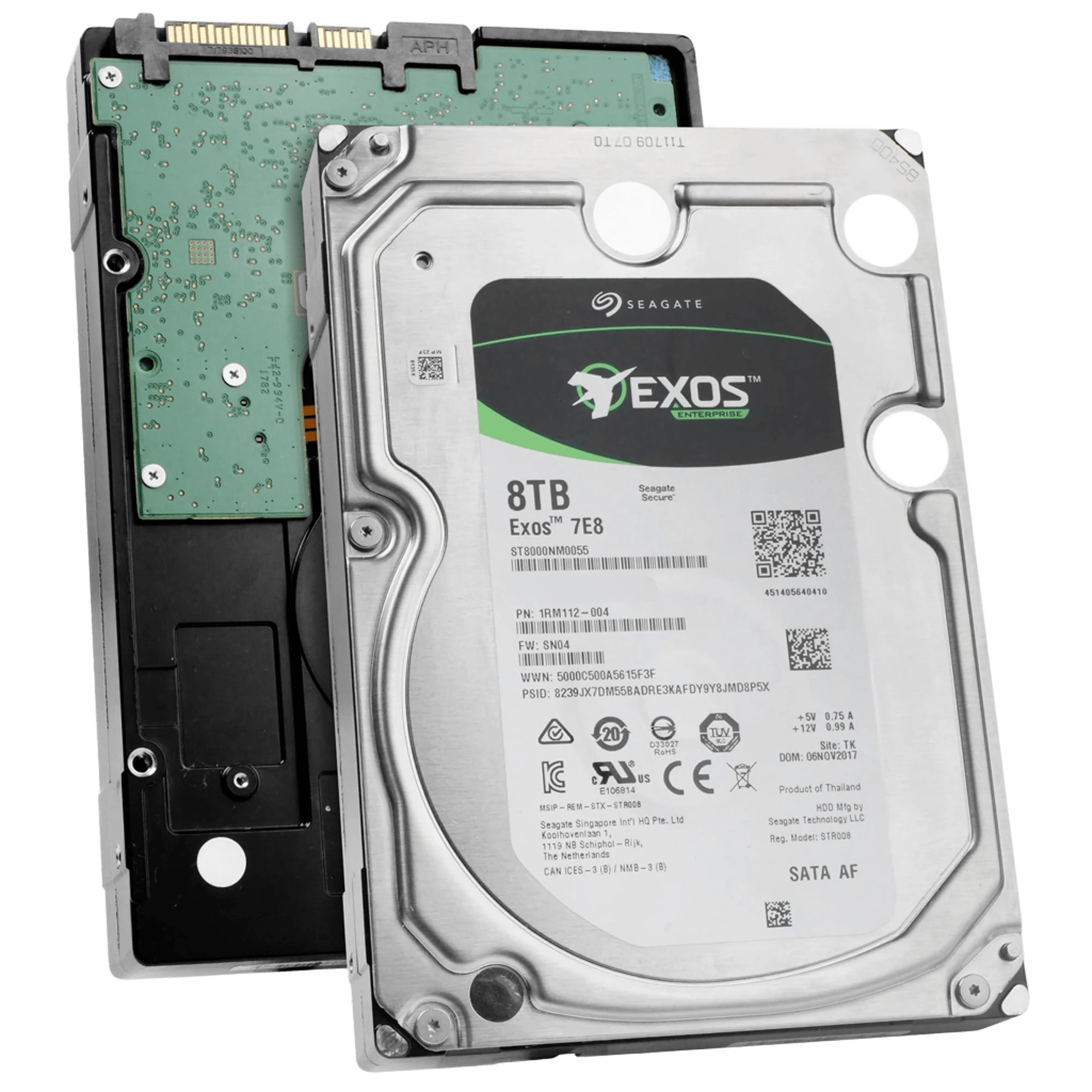 HDD 3.5 8Tb Seagate Exos 7E8 (ST8000NM0055) Накопичувачі image 1