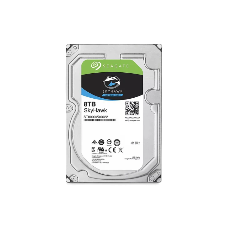 HDD 3.5 8Tb Seagate SkyHawk (ST8000VX0002) Накопичувачі image 1