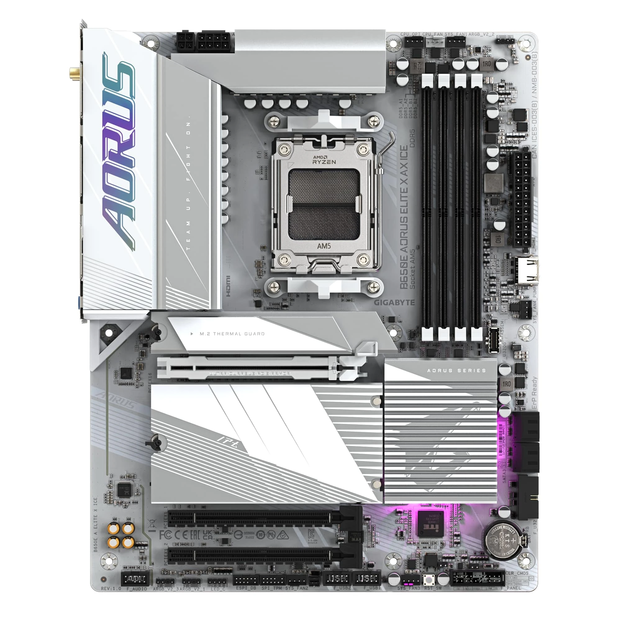 GIGABYTE B650E AORUS ELITE X ICE Материнські плати image 1