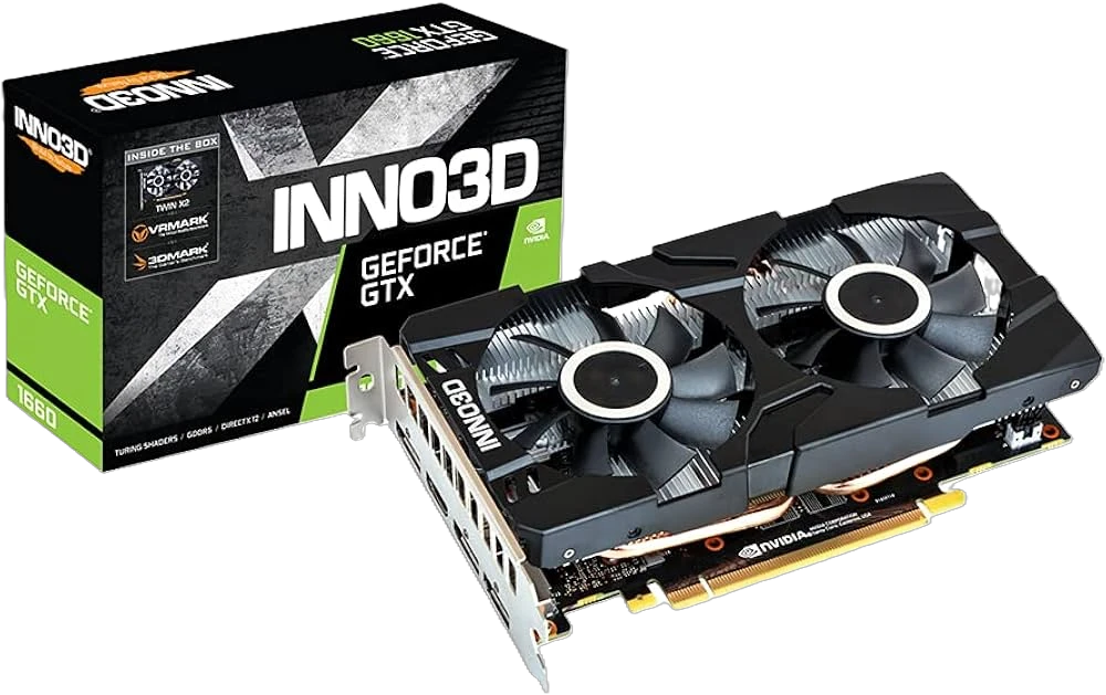 Inno3D GTX 1660 6Gb Super Twin X2 OC (M166S2-06D6-1713VA15D) Відеокарти image 1
