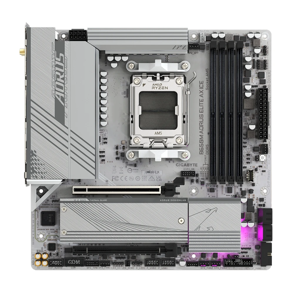 GIGABYTE B650M AORUS ELITE AX ICE Материнські плати image 3
