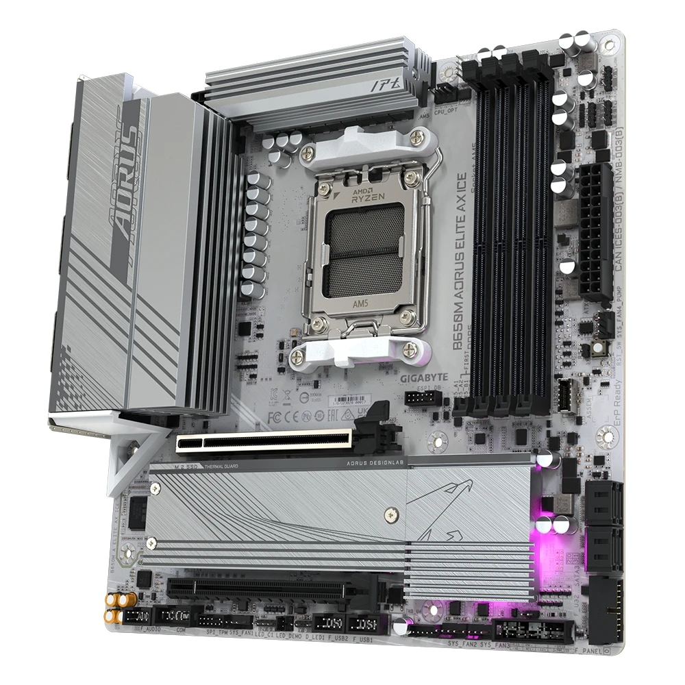 GIGABYTE B650M AORUS ELITE AX ICE Материнські плати image 2