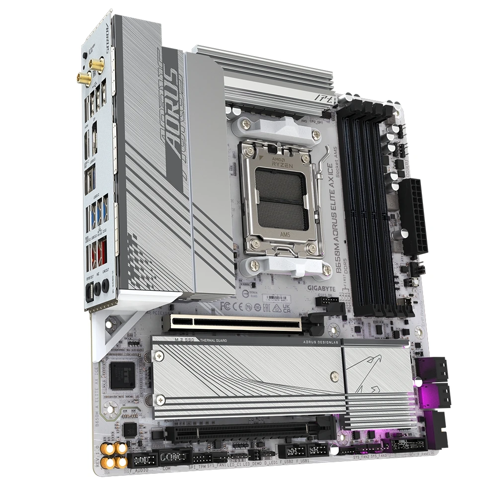 GIGABYTE B650M AORUS ELITE AX ICE Материнські плати image 4