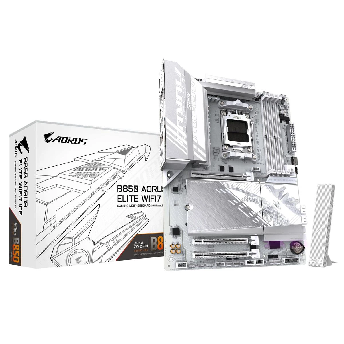 GIGABYTE B850 AORUS ELITE WIFI7 ICE Материнські плати image 4