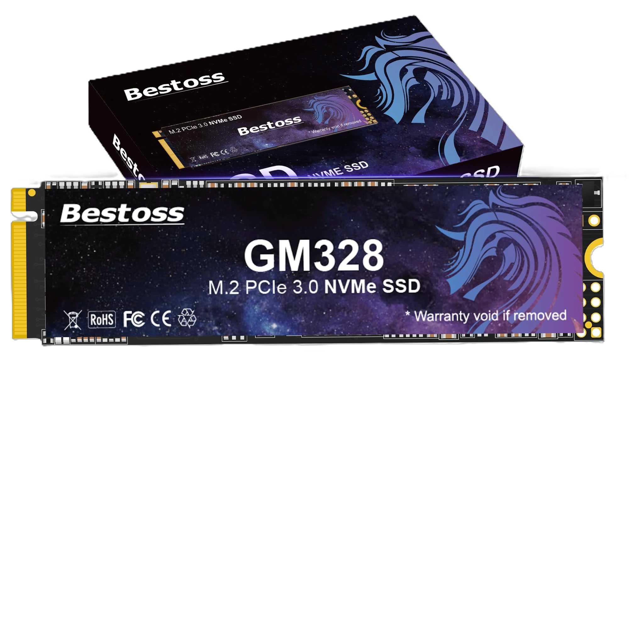 M.2 NVMe 1Tb PCLe 3.0 BESTOSS (GM328-1TB) Накопичувачі image 1