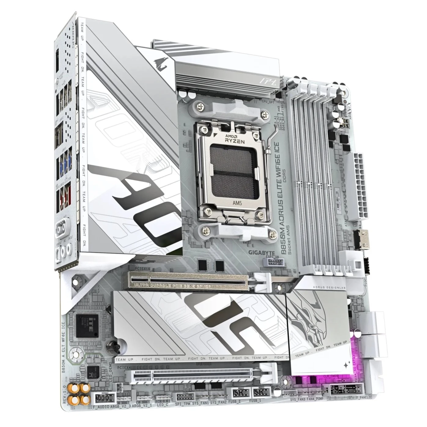 GIGABYTE B850M AORUS ELITE WIFI6E ICE Материнські плати image 3
