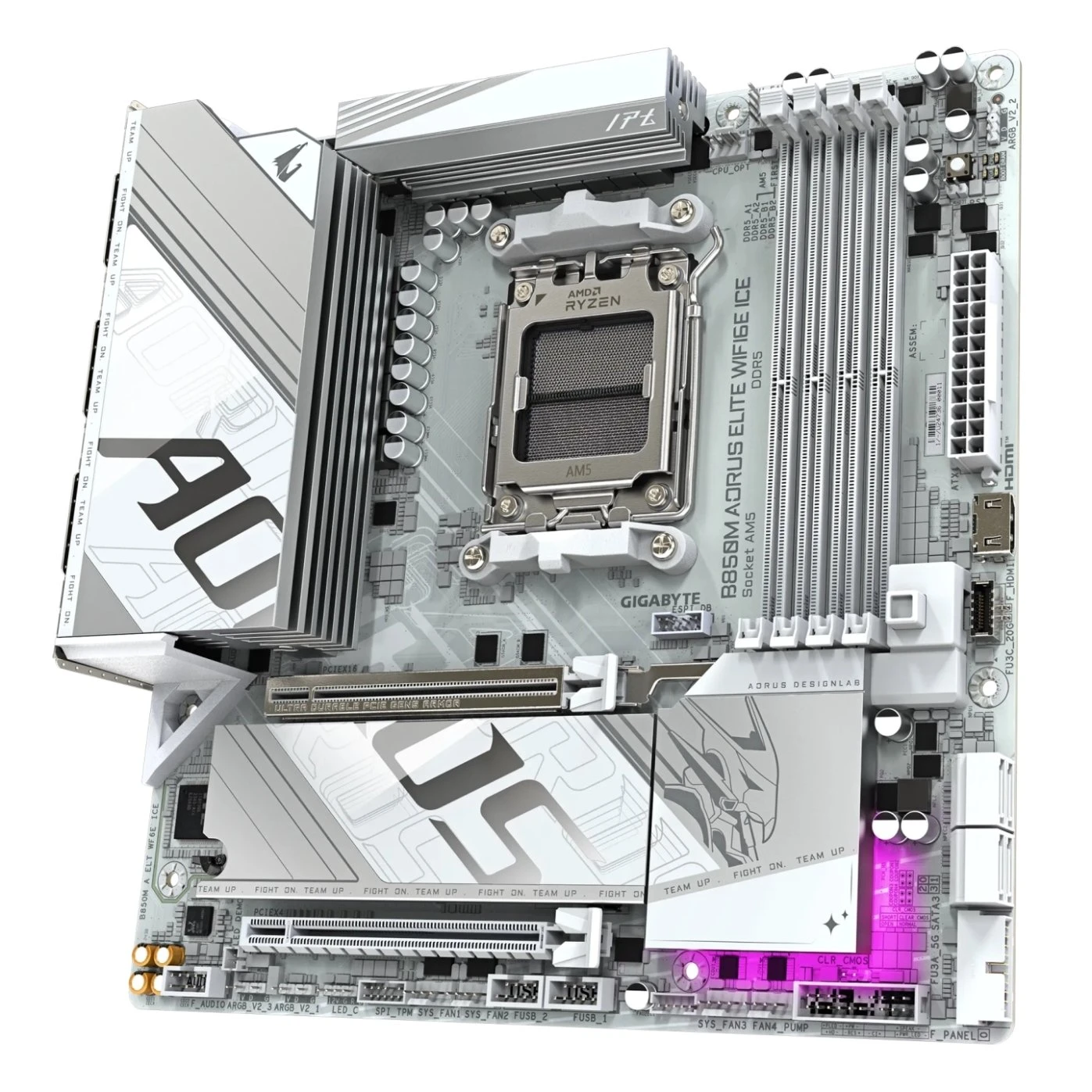 GIGABYTE B850M AORUS ELITE WIFI6E ICE Материнські плати image 2