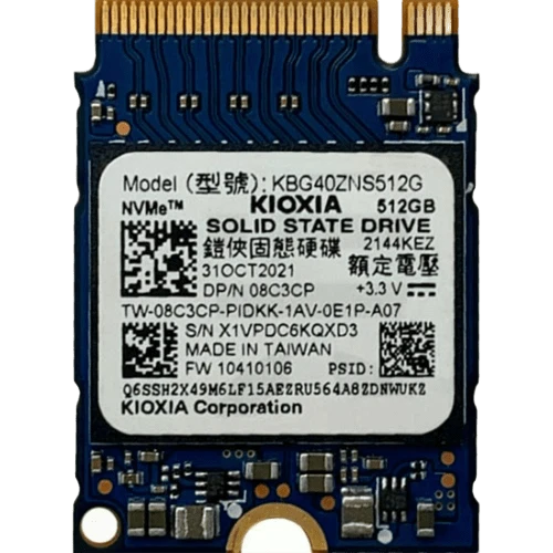 M.2 NVMe 512GB KIOXIA  (KBG40ZNS512G) Накопичувачі image 1