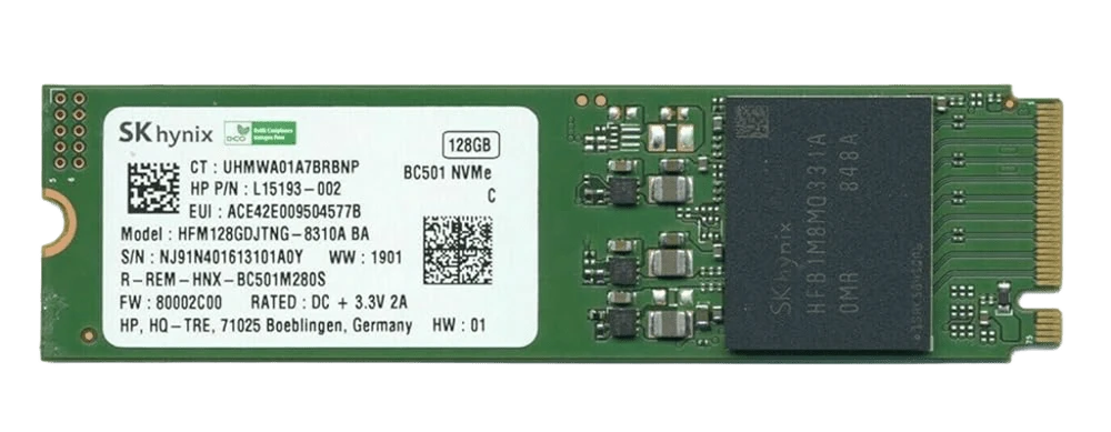 M.2 NVMe 128Gb SK hynix (HFM128GDJTNG-8310A) Накопичувачі image 1