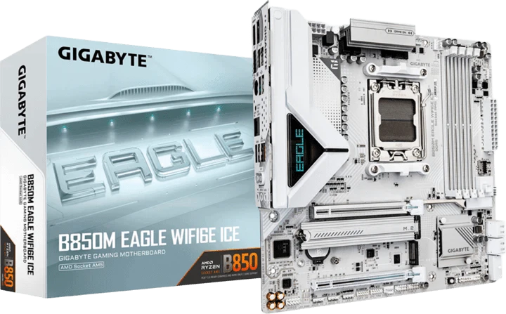 GIGABYTE B850M EAGLE WIFI6E ICE Материнські плати image 1