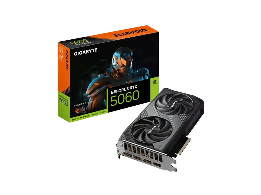 Gigabyte RTX 5060 8G WINDFORCE OC (GV-N5060WF2OC-8GD) Відеокарти image 1