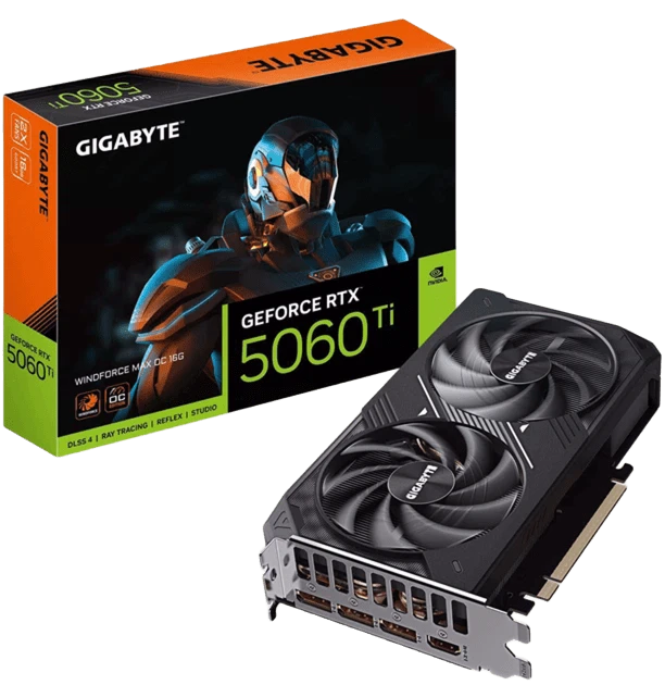 Gigabyte RTX 5060 Ti 16G WINDFORCE MAX OC (GV-N506TWF2MAX OC-16GD) Відеокарти image 1