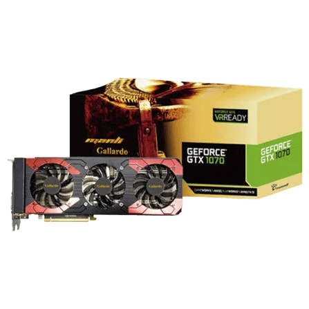 Manli GTX 1070 8Gb Gallardo (M-NGTX1070G/5RGHDPPP-F378G) Відеокарти image 1