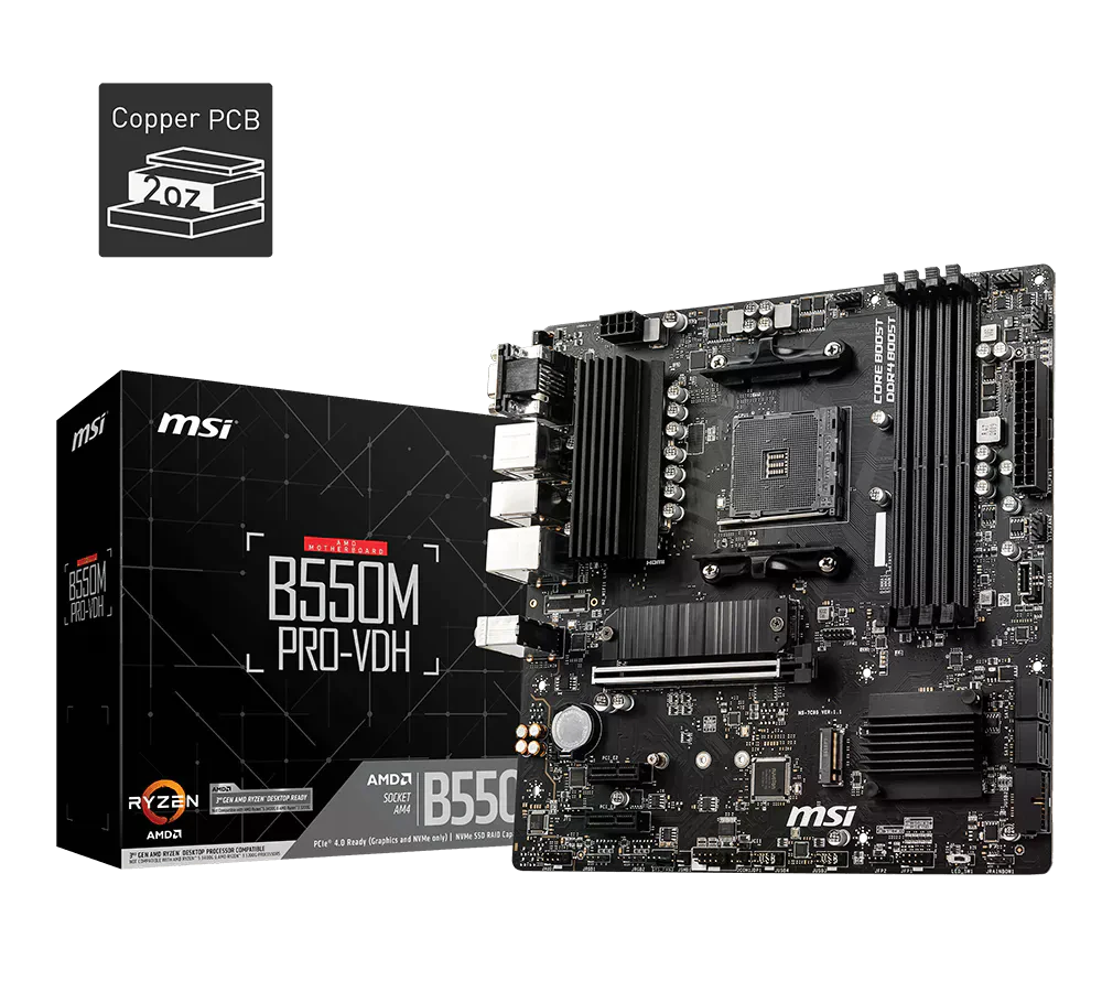 MSI B550M PRO-VDH image №3