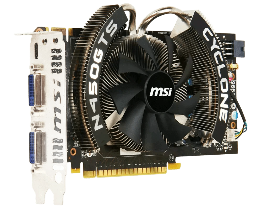 MSI GTS 450 CYCLONE OC 1GB (N450GTS CYCLONE 1GD/OC) Відеокарти image 4