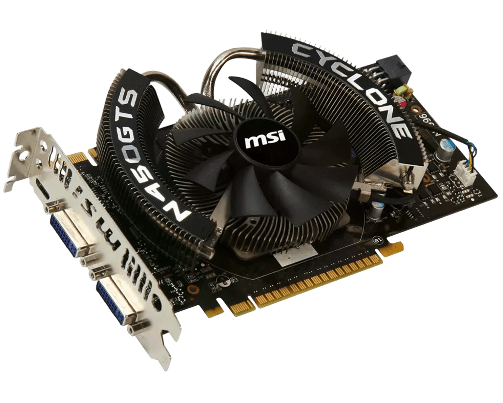 MSI GTS 450 CYCLONE OC 1GB (N450GTS CYCLONE 1GD/OC) Відеокарти image 2