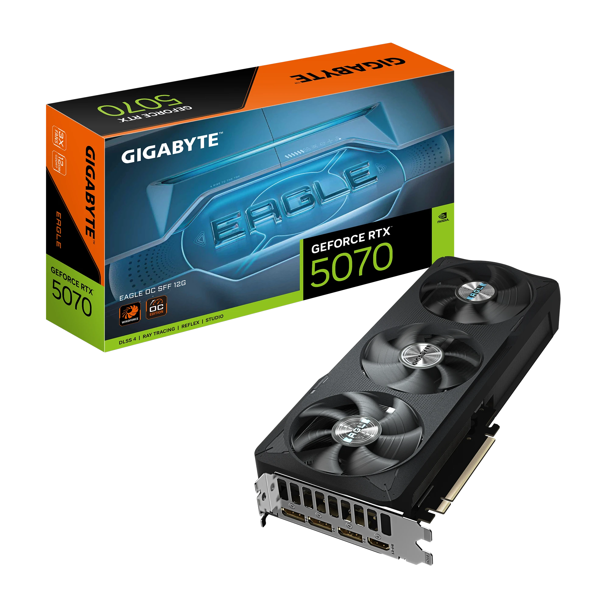 Gigabyte RTX 5070 12GB EAGLE OC SFF (GV-N5070EAGLE OC-12GD) Відеокарти image 1