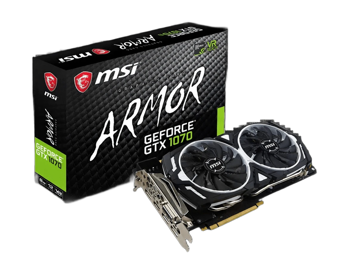 MSI GTX 1070 8Gb Armor (GTX 1070 ARMOR 8G OC) Відеокарти image 1