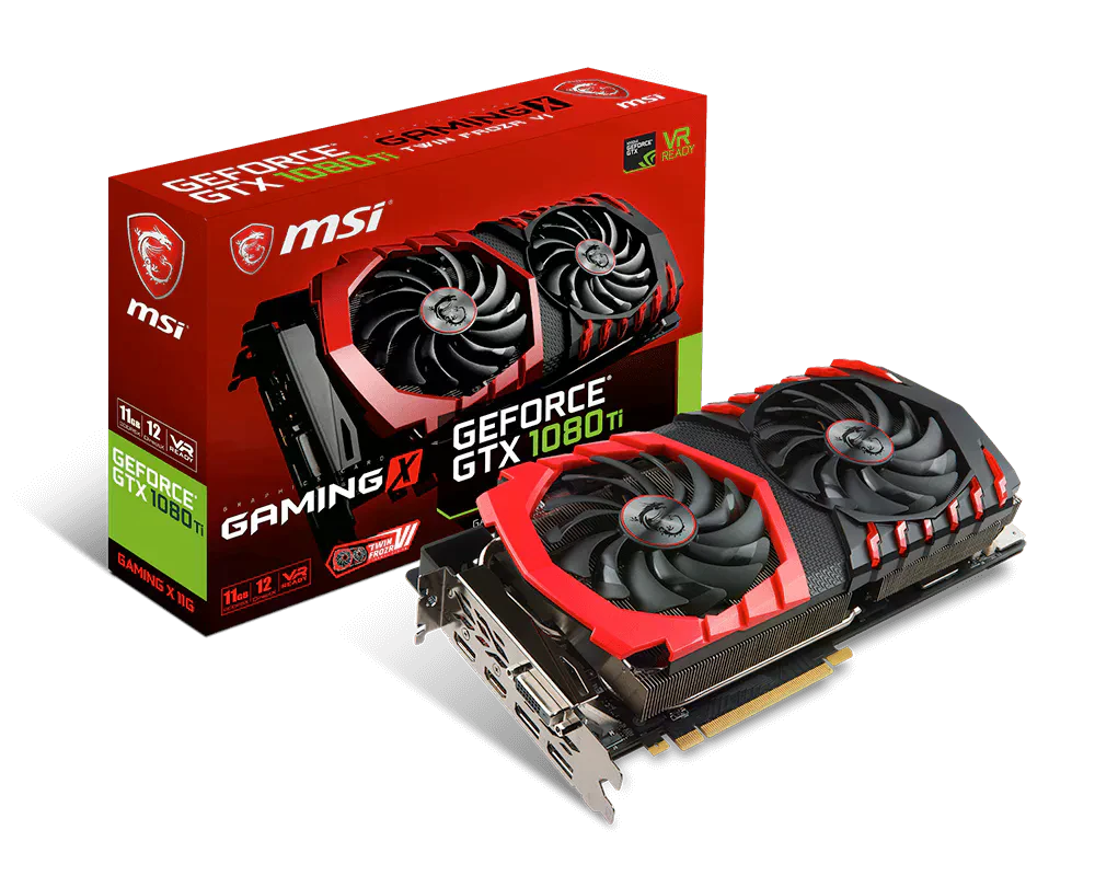 MSI GTX 1080Ti 11Gb Gaming X (GTX 1080 Ti GAMING X 11G) Відеокарти image 1