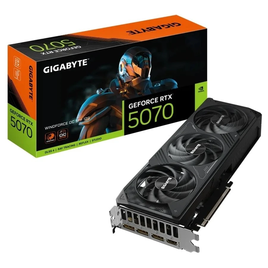 Gigabyte RTX 5070 12GB WINDFORCE OC SFF (GV-N5070WF3OC-12GD) Відеокарти image 9