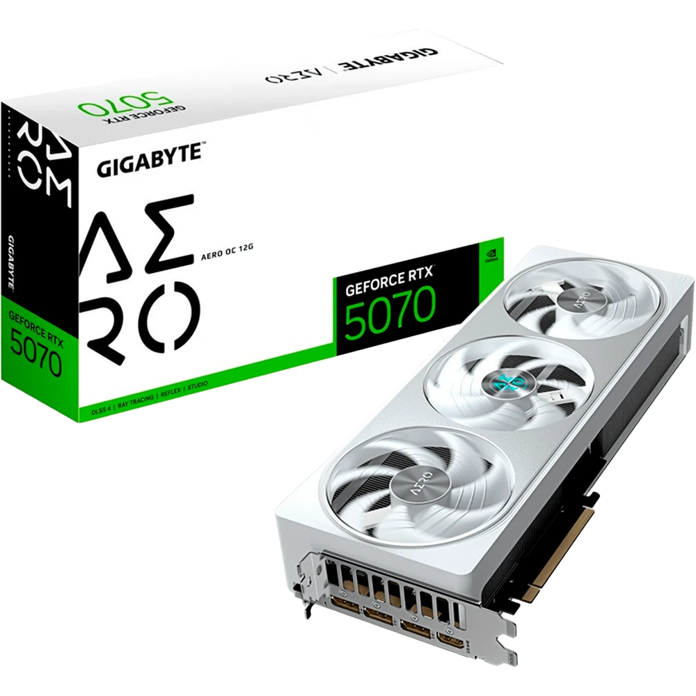 Gigabyte RTX 5070 AERO OC 12G (GV-N5070AERO OC-12GD) Відеокарти image 1