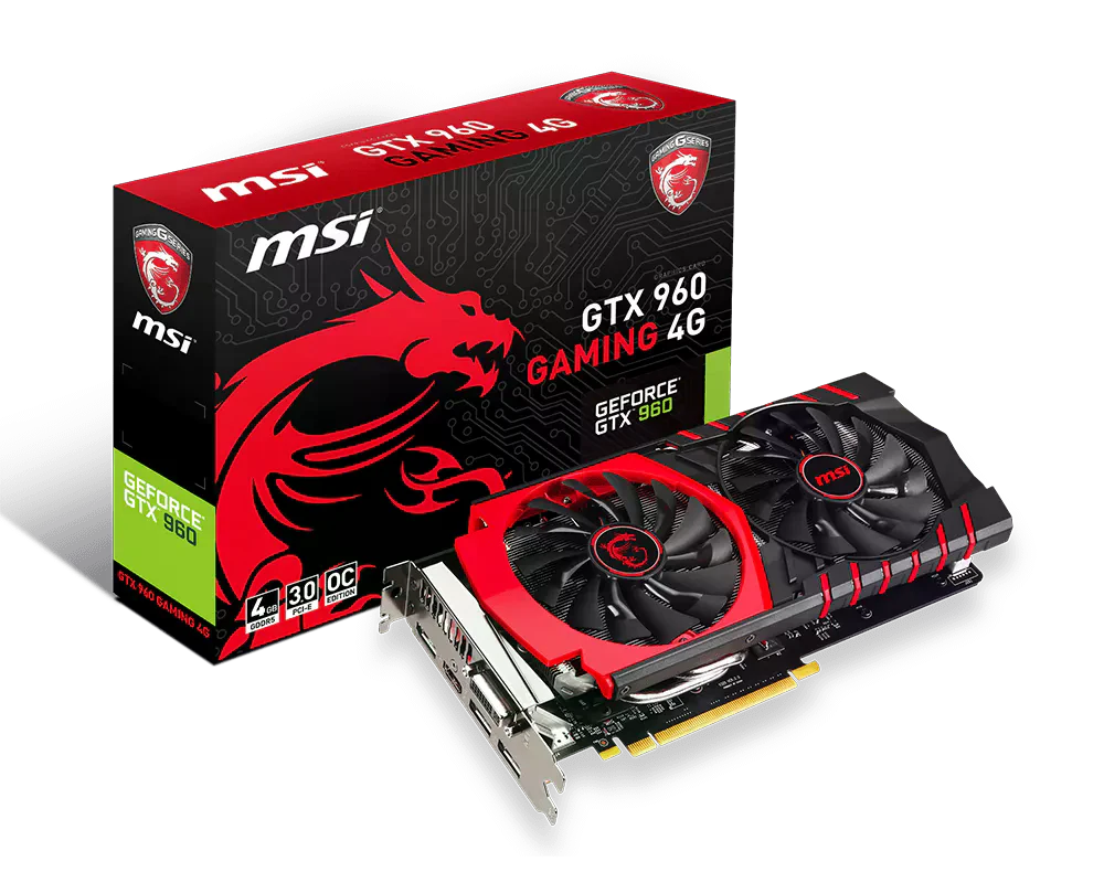MSI GTX 960 GAMING 4G  (GTX 960 Gaming 4G) Відеокарти image 1