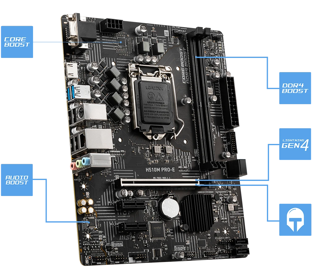 MSI H510M Pro-E Материнські плати image 4
