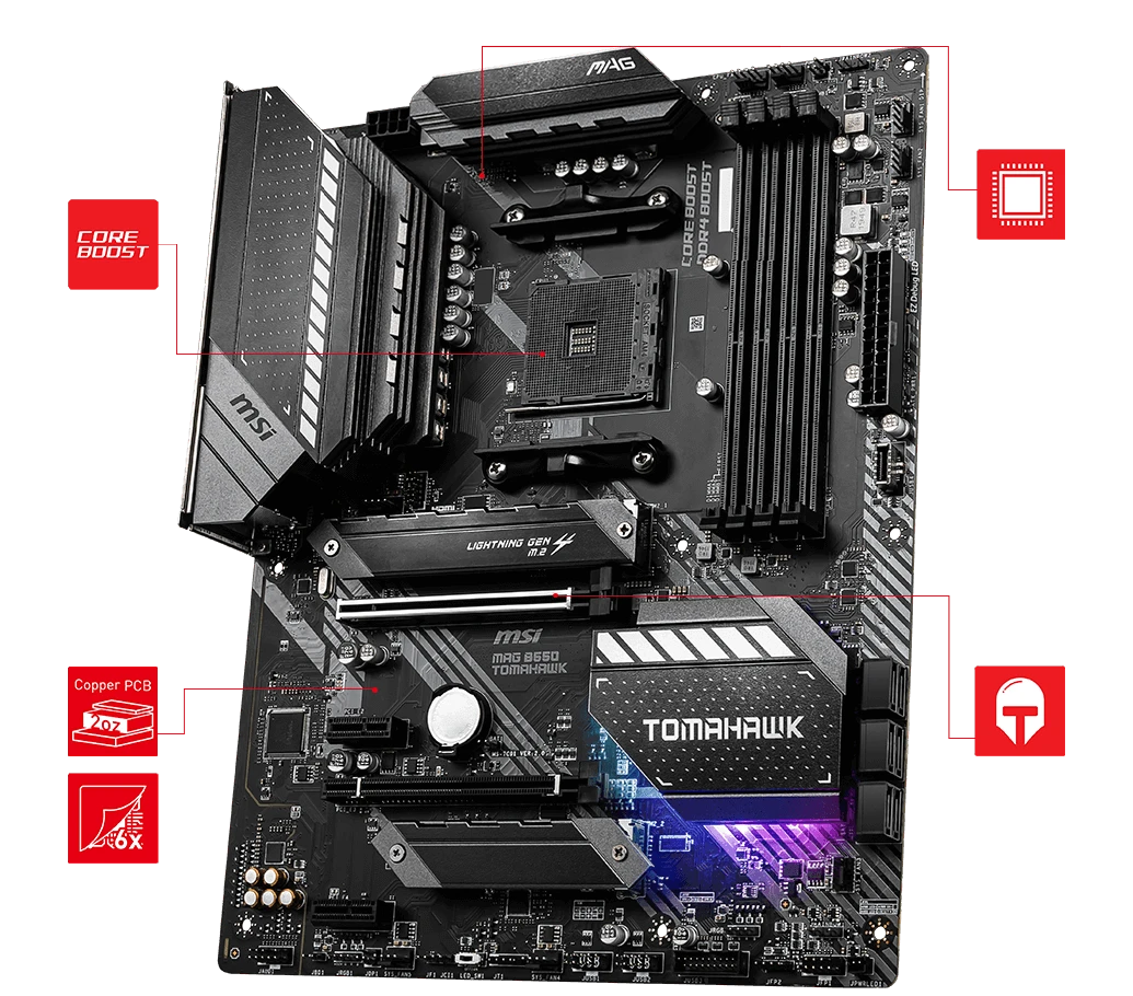 MSI MAG B550 Tomahawk Материнські плати image 3