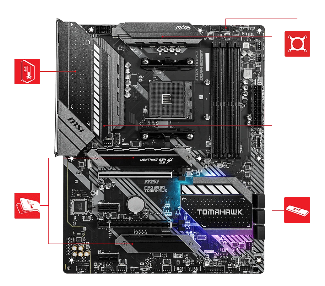 MSI MAG B550 Tomahawk Материнські плати image 2