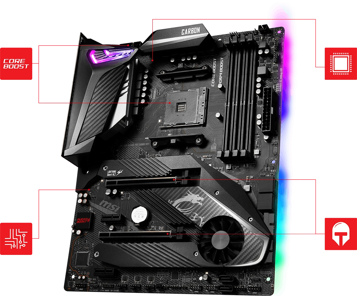 MSI MPG X570 Gaming PRO Carbon WIFI Материнські плати image 2