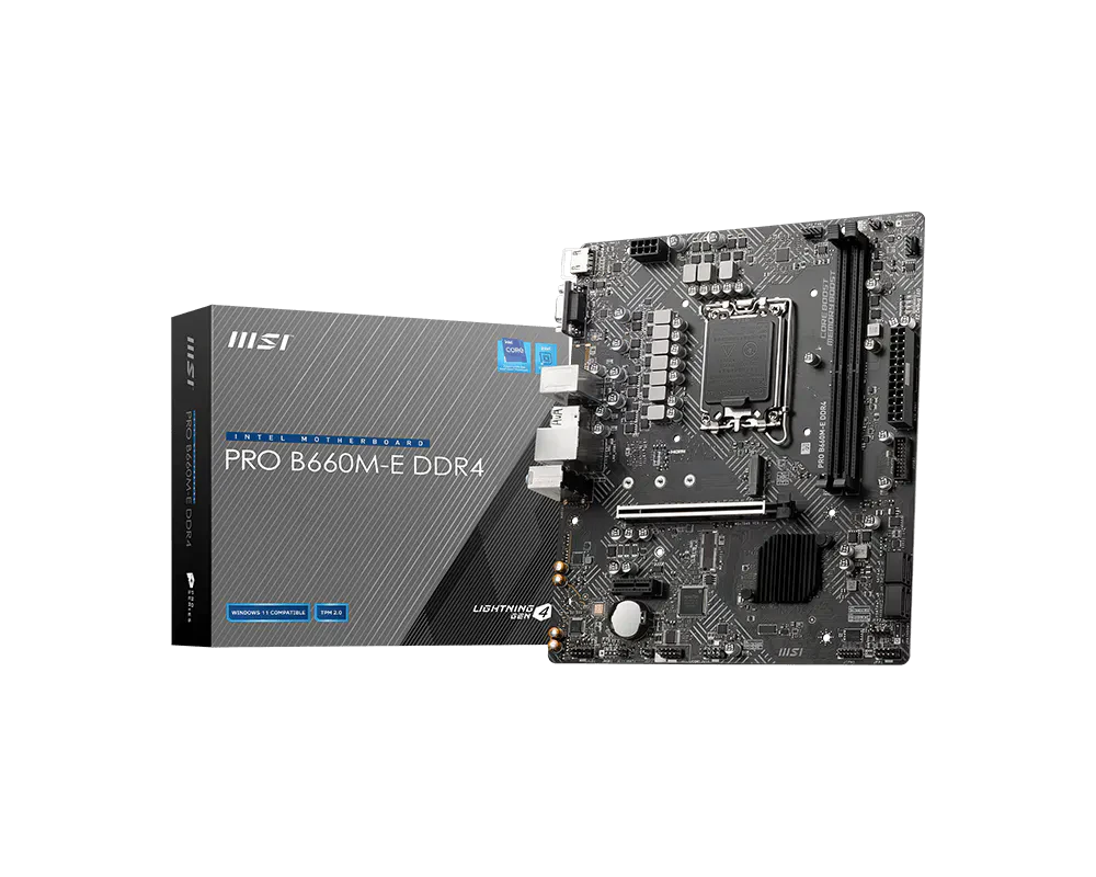 MSI PRO B660M-E DDR4 Материнські плати image 1