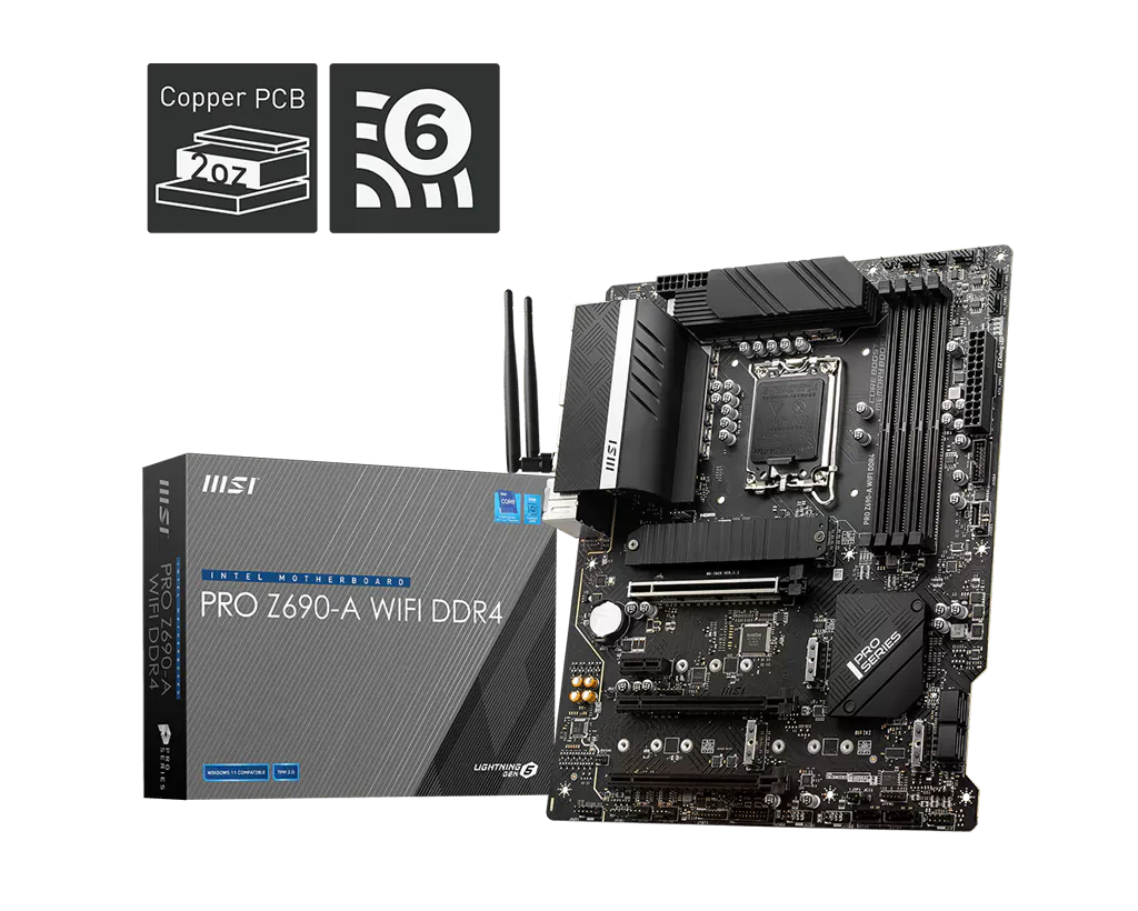 MSI PRO Z690-A WIFI DDR4 Материнські плати image 1