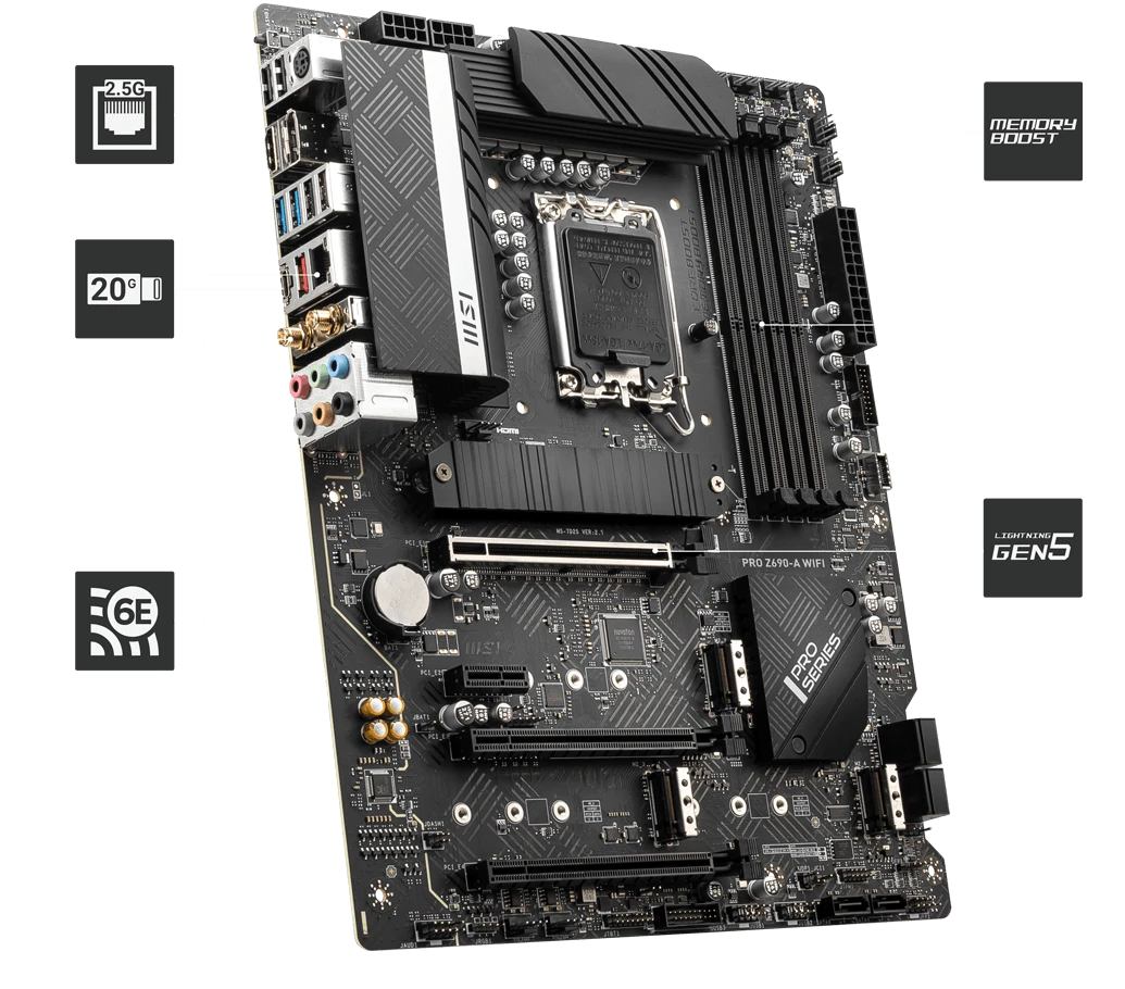 MSI PRO Z690-A WIFI DDR4 Материнські плати image 5