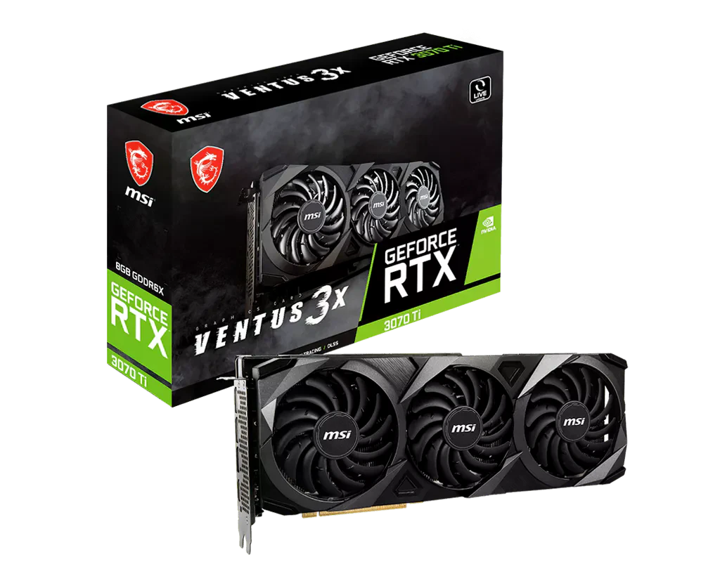 MSI RTX 3070 Ti VENTUS 3X 8G OC Відеокарти image 1