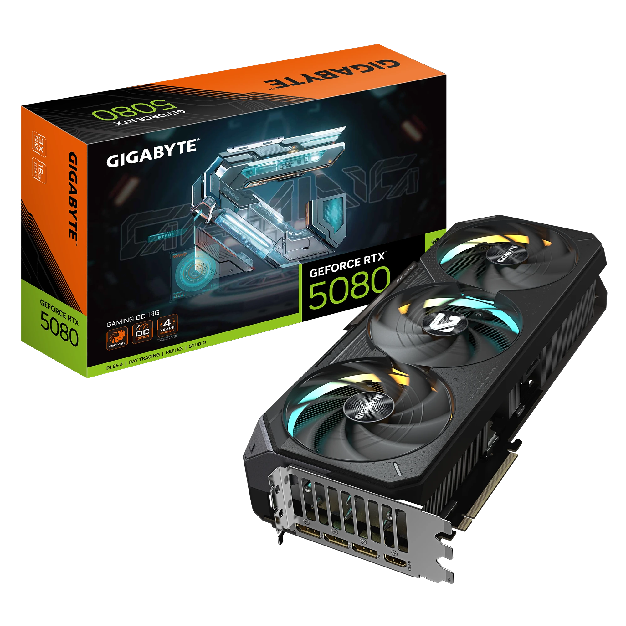 Gigabyte RTX 5080 16Gb GAMING OC (GV-N5080GAMING OC-16GD) Відеокарти image 1
