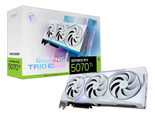 MSI RTX 5070 12GB GAMING TRIO OC WHITE (G5070-12GTCW) Відеокарти image 1