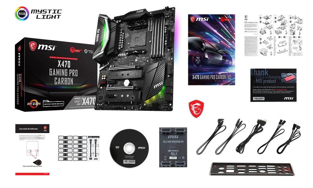 MSI X470 GAMING PRO CARBON Материнські плати image 2