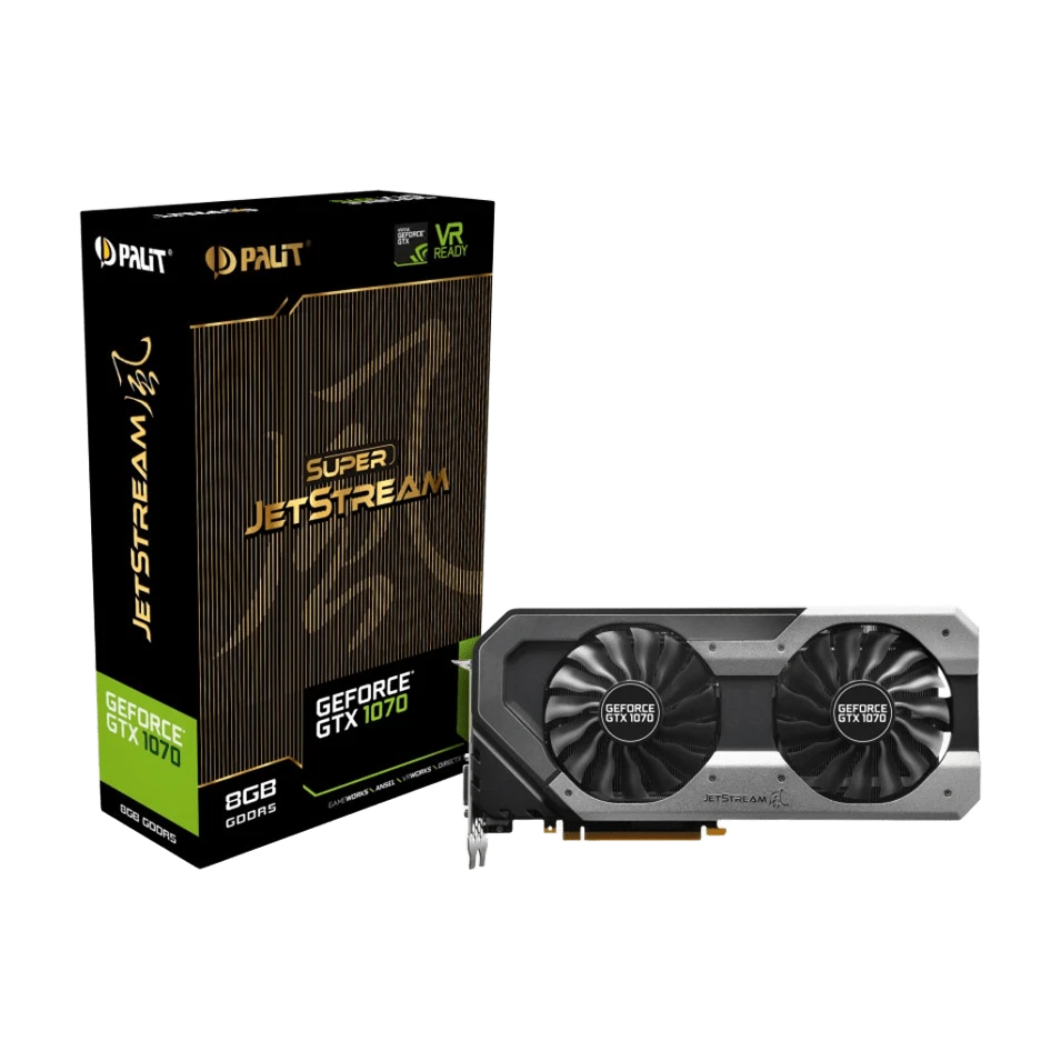 Palit GTX 1070 Ti Super JetStream 8GB GDDR5 Відеокарти image 1