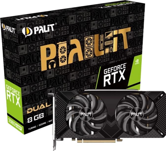 Palit RTX 2060 8Gb Super Dual (NE6206S018P2-1160A-1) Відеокарти image 1