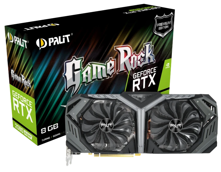 Palit RTX 2080 Super GameRock Premium Edition 8Gb (NE6208SH20P2-1040G) Відеокарти image 1