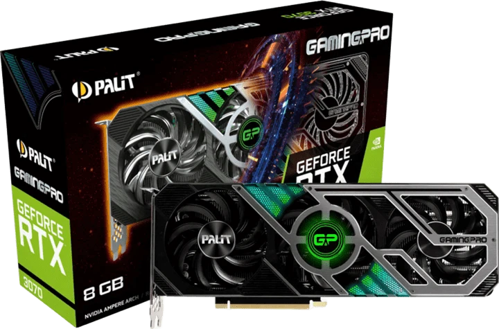 Palit RTX 3070 8Gb GamingPro (NE63070019P2-1041A) Відеокарти image 1